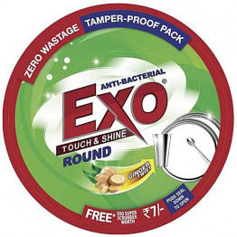Exo Anti Bacterial  Round dish wash bar 250Gm